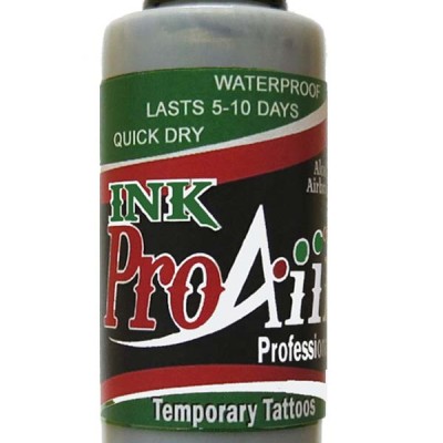 ProAiir Temp Tattoo Ink Metallic Silver 2OZ ProAiir Temp Tattoo Ink Metallic Silver 2OZ